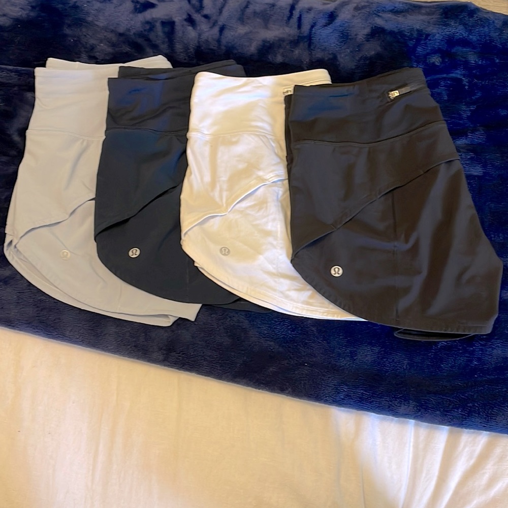 Lululemon shorts 4 pairs